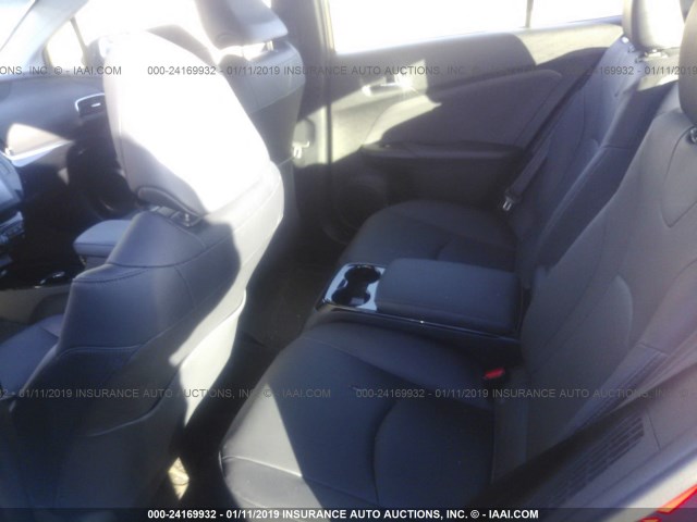 JTDKARFP5H3033892 - 2017 TOYOTA PRIUS PRIME  红色 照片 8