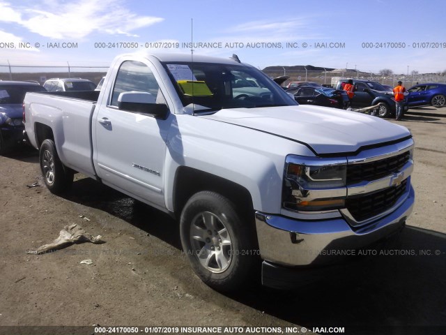 1GCNCREH0GZ260520 - 2016 CHEVROLET SILVERADO C1500 LT WHITE photo 1