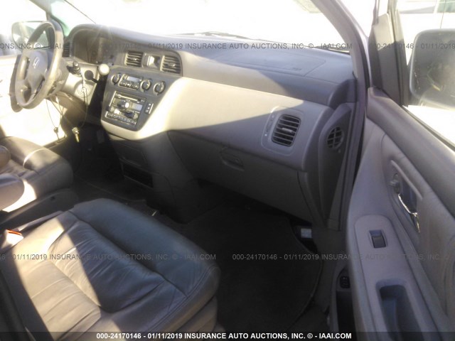 2HKRL18012H552055 - 2002 HONDA ODYSSEY EXL SILVER photo 5