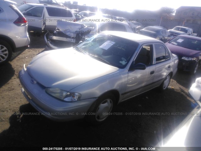 1Y1SK52811Z434651 - 2001 CHEVROLET GEO PRIZM LSI SILVER photo 2