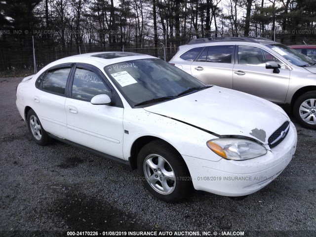 1FAFP55S73G232724 - 2003 FORD TAURUS SES WHITE photo 1