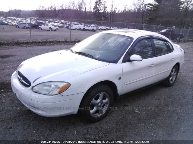 1FAFP55S73G232724 - 2003 FORD TAURUS SES WHITE photo 2