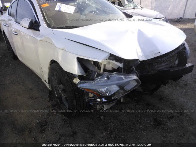 1N4AA5AP1EC471726 - 2014 NISSAN MAXIMA S/SV WHITE photo 6