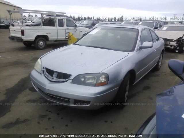 19UYA42433A001702 - 2003 ACURA 3.2CL SILVER photo 2