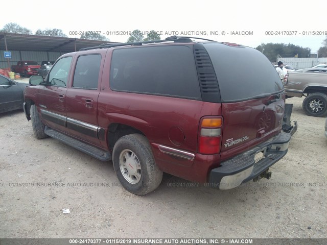 1GKEC16Z52J168341 - 2002 GMC YUKON XL C1500 RED photo 3