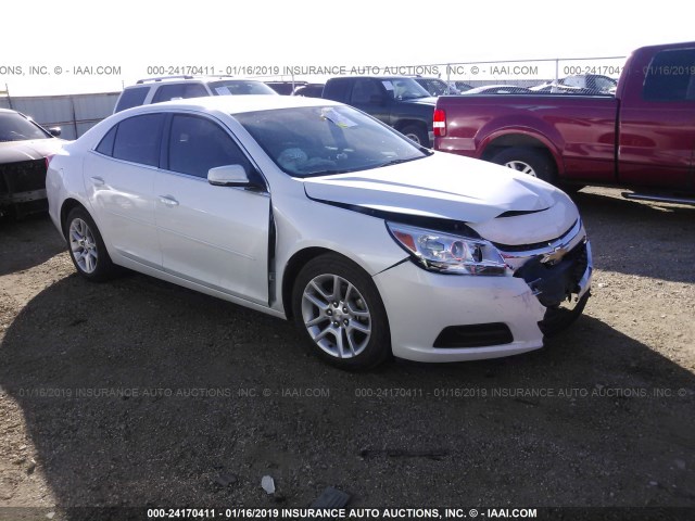 1G11C5SL7FF211839 - 2015 CHEVROLET MALIBU 1LT WHITE photo 1