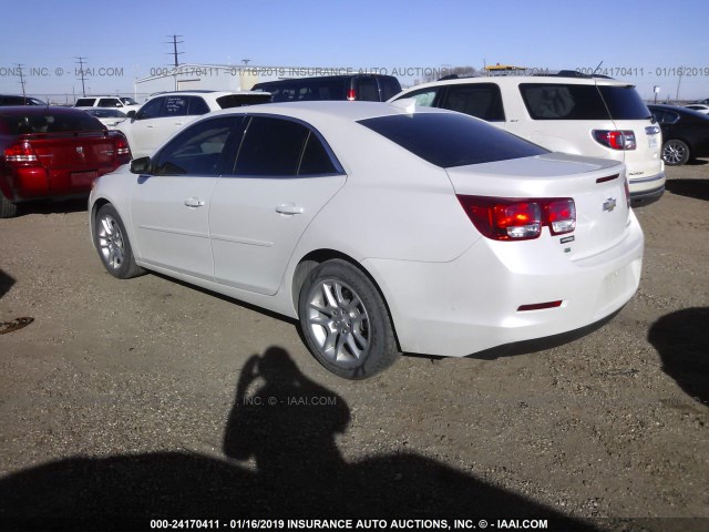 1G11C5SL7FF211839 - 2015 CHEVROLET MALIBU 1LT WHITE photo 3