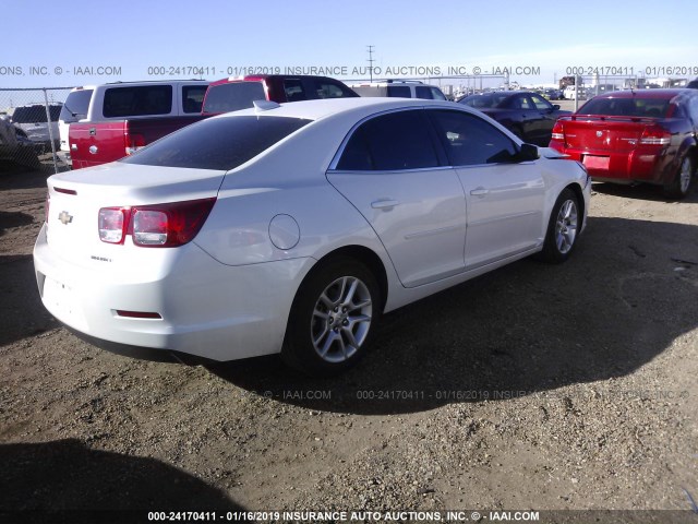 1G11C5SL7FF211839 - 2015 CHEVROLET MALIBU 1LT WHITE photo 4