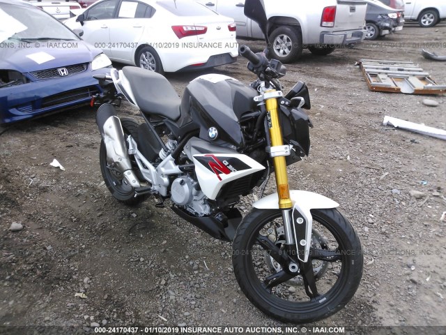 WB30G1100JR853452 - 2018 BMW G310 R WHITE photo 1