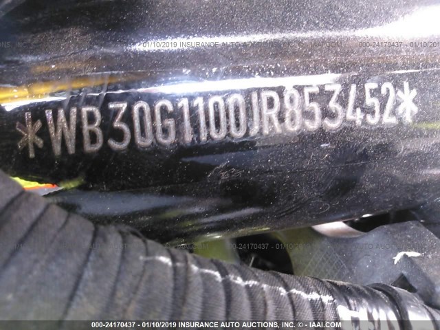 WB30G1100JR853452 - 2018 BMW G310 R WHITE photo 10