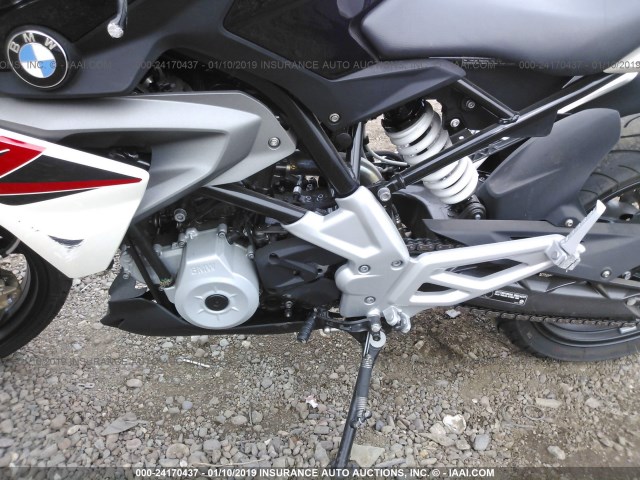 WB30G1100JR853452 - 2018 BMW G310 R WHITE photo 9