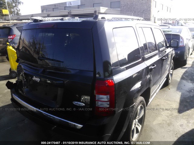 1C4NJPFA5GD752226 - 2016 JEEP PATRIOT LATITUDE BLACK photo 4