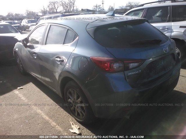 3MZBM1M74GM321294 - 2016 MAZDA 3 TOURING BLUE photo 3