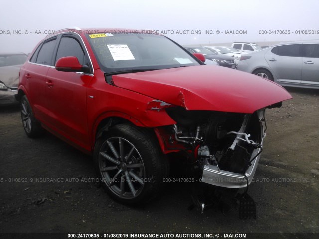 WA1JCCFS9JR028523 - 2018 AUDI Q3 PREMIUM PLUS RED photo 1