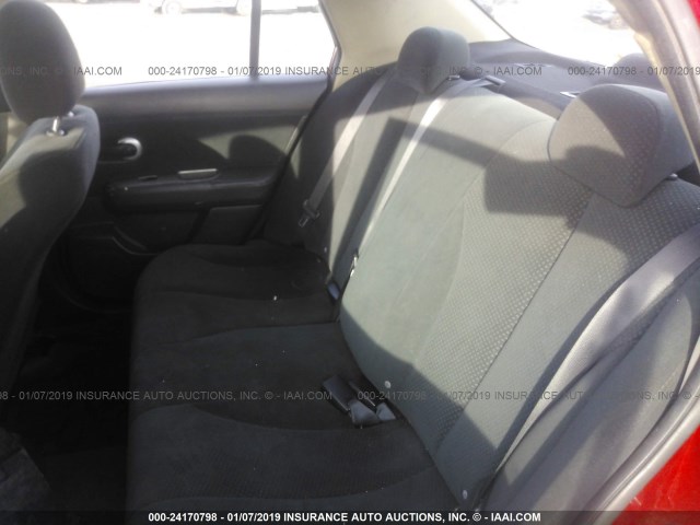 3N1BC1AP4BL409578 - 2011 NISSAN VERSA S/SL Rojo foto 8