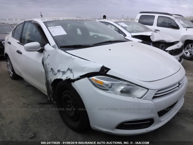 1C3CDFAA4DD285266 - 2013 DODGE DART SE/AERO WHITE photo 1