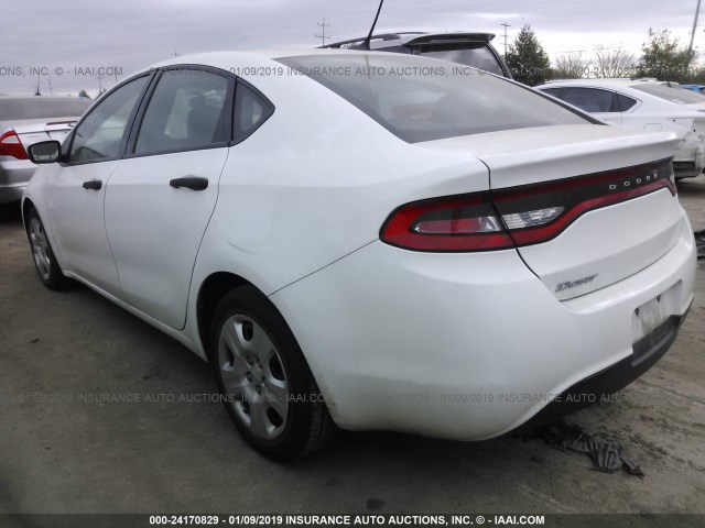 1C3CDFAA4DD285266 - 2013 DODGE DART SE/AERO WHITE photo 3