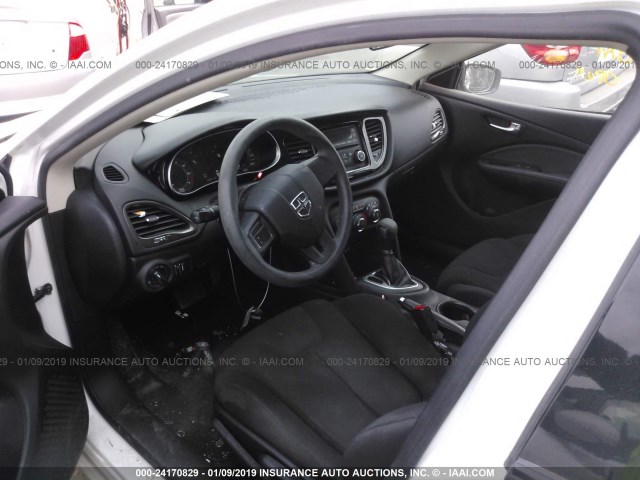 1C3CDFAA4DD285266 - 2013 DODGE DART SE/AERO WHITE photo 5