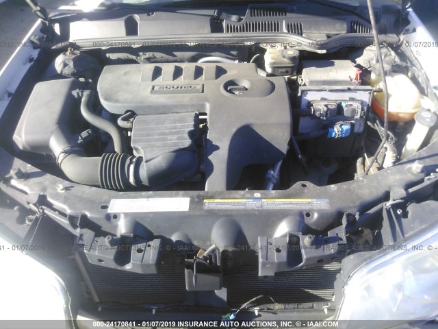 1G8AN15F16Z137391 - 2006 SATURN ION LEVEL 2 WHITE photo 10