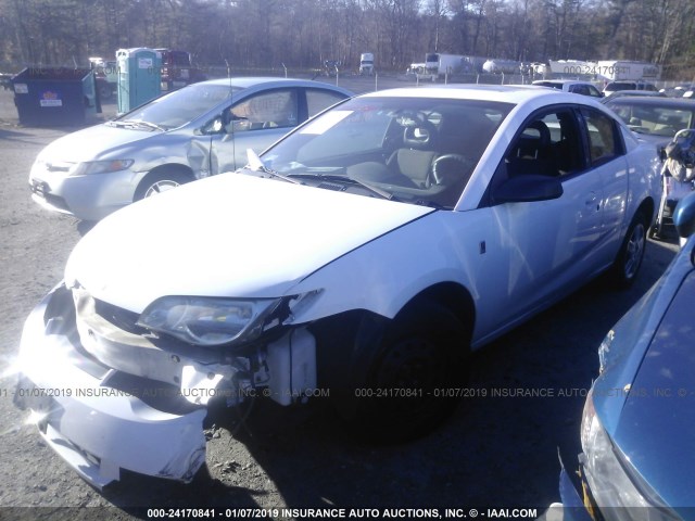 1G8AN15F16Z137391 - 2006 SATURN ION LEVEL 2 WHITE photo 2