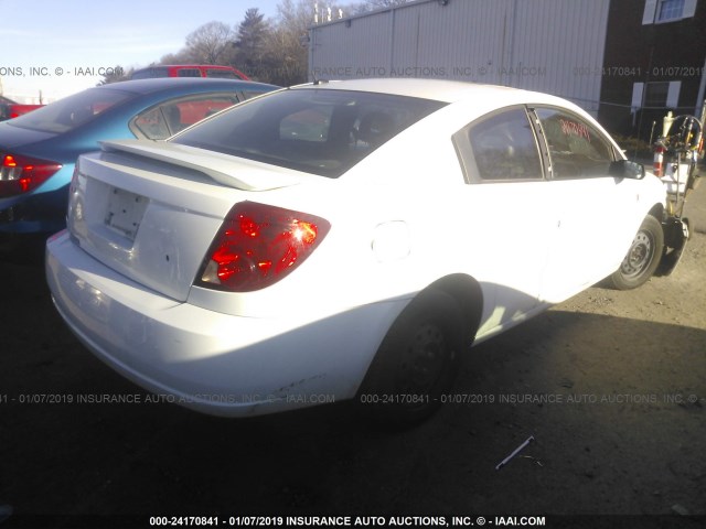 1G8AN15F16Z137391 - 2006 SATURN ION LEVEL 2 WHITE photo 4