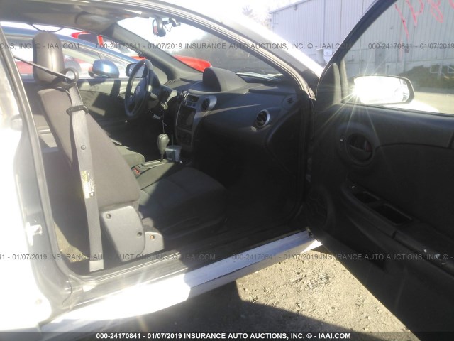 1G8AN15F16Z137391 - 2006 SATURN ION LEVEL 2 WHITE photo 5
