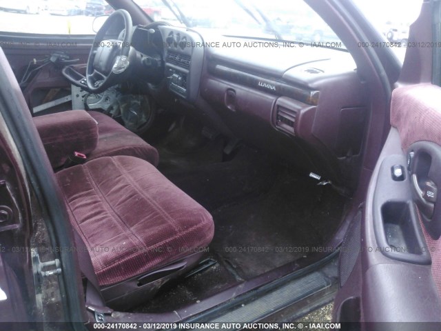 2G1WL52M2V1145933 - 1997 CHEVROLET LUMINA LS MAROON photo 5