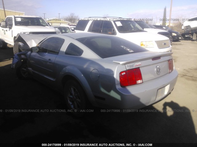 1ZVFT80N475298896 - 2007 FORD MUSTANG GRAY photo 3