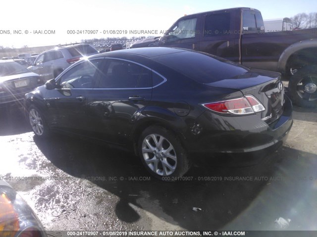 1YVHZ8EH5D5M14836 - 2013 MAZDA 6 TOURING PLUS BLACK photo 3