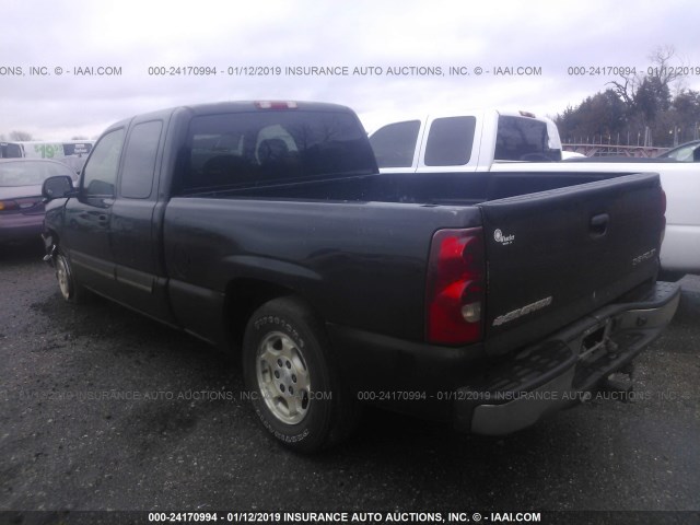 2GCEC19V331287098 - 2003 CHEVROLET SILVERADO C1500 BLACK photo 3