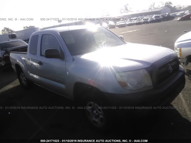 5TETX22N06Z184331 - 2006 TOYOTA TACOMA ACCESS CAB ვერცხლისფერი ფოტო 1