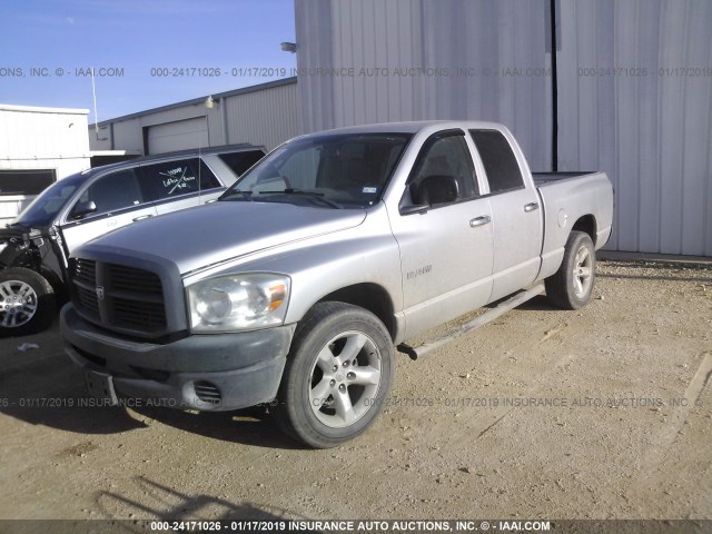 1D7HA18K18J107307 - 2008 DODGE RAM 1500 ST SILVER photo 2