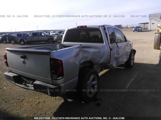 1D7HA18K18J107307 - 2008 DODGE RAM 1500 ST SILVER photo 4