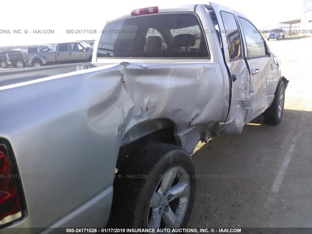 1D7HA18K18J107307 - 2008 DODGE RAM 1500 ST SILVER photo 6