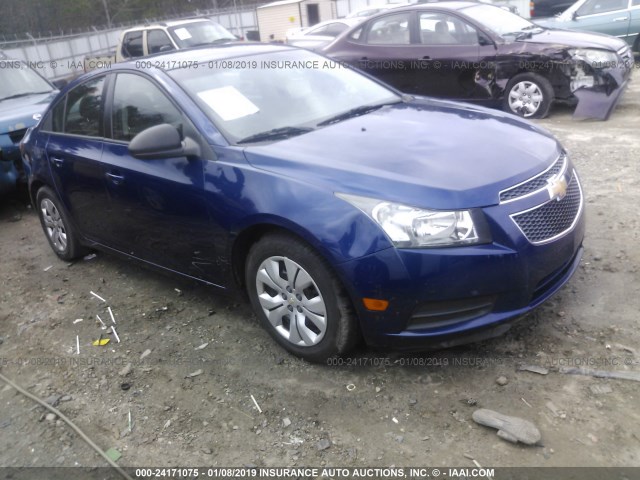 1G1PA5SH9D7196635 - 2013 CHEVROLET CRUZE LS BLUE photo 1