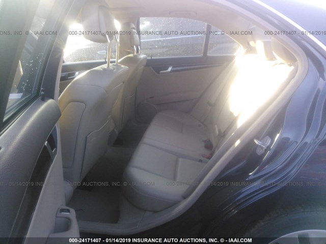 WDDGF4HB0ER310748 - 2014 MERCEDES-BENZ C 250 GRAY photo 8