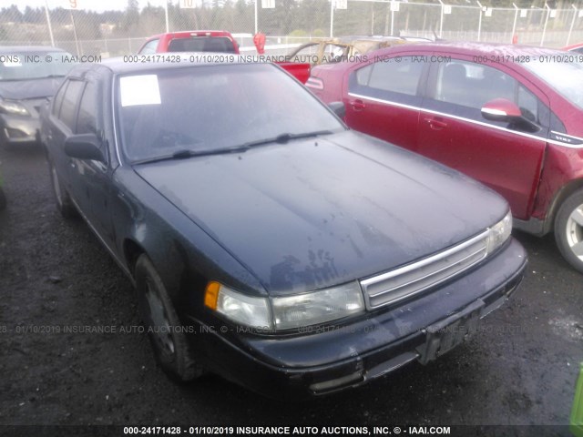 JN1HJ01P9LT452398 - 1990 NISSAN MAXIMA BLACK photo 1