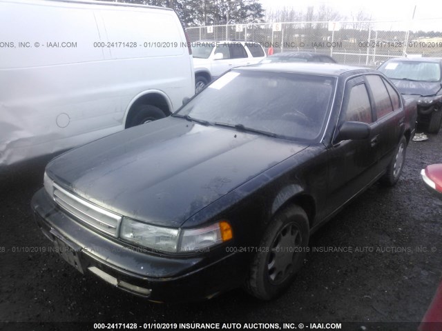 JN1HJ01P9LT452398 - 1990 NISSAN MAXIMA BLACK photo 2