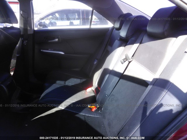 4T1BF1FKXEU806719 - 2014 TOYOTA CAMRY L/SE/LE/XLE 红色 照片 8