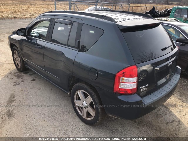 1J8FF47W58D627994 - 2008 JEEP COMPASS SPORT GRAY photo 3