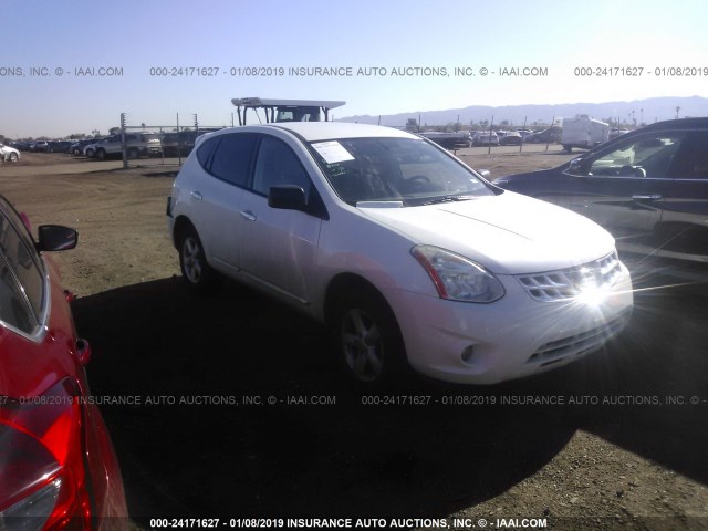 JN8AS5MV1CW399654 - 2012 NISSAN ROGUE S/SV WHITE photo 1