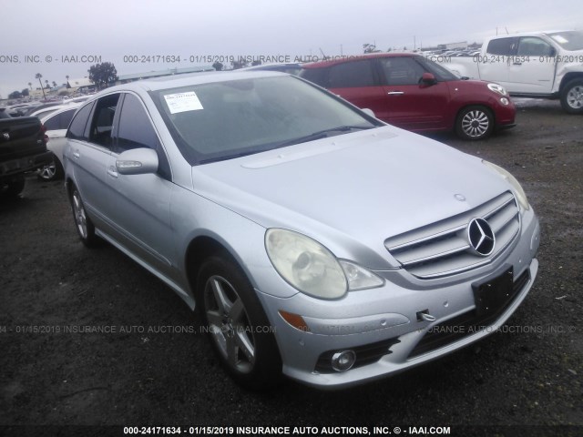 4JGCB56E98A065647 - 2008 MERCEDES-BENZ R 350 SILVER photo 1