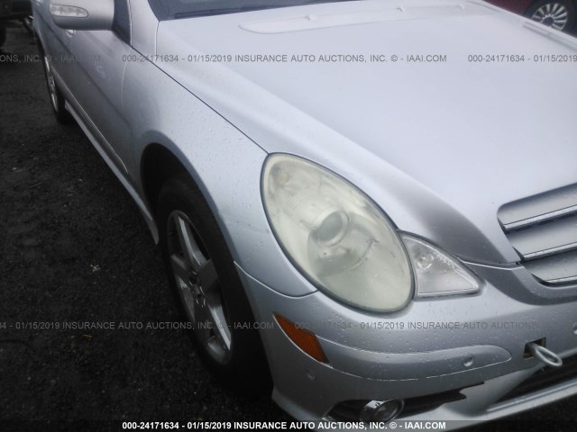 4JGCB56E98A065647 - 2008 MERCEDES-BENZ R 350 SILVER photo 6