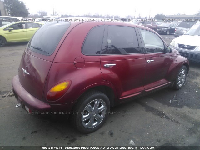 3C8FY68B23T528673 - 2003 CHRYSLER PT CRUISER LIMITED RED photo 4