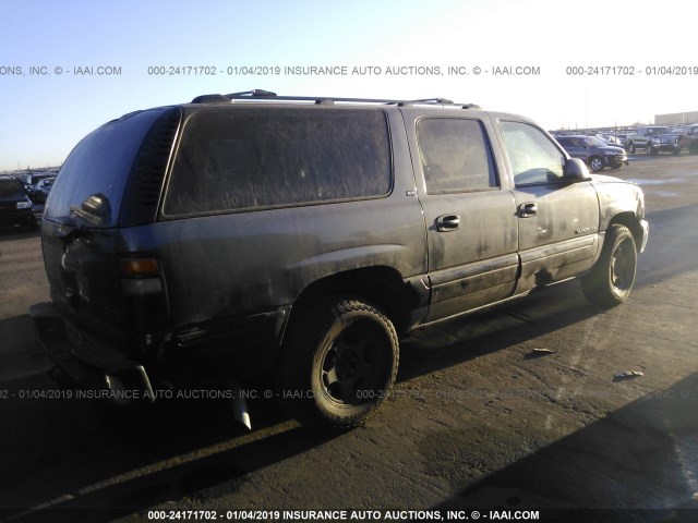 3GKFK16T71G227795 - 2001 GMC YUKON XL K1500 GRAY photo 4