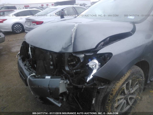 5N1AR2MN7FC625929 - 2015 NISSAN PATHFINDER S/SV/SL/PLATINUM GRAY photo 6