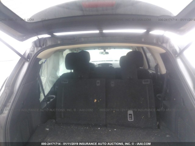 5N1AR2MN7FC625929 - 2015 NISSAN PATHFINDER S/SV/SL/PLATINUM GRAY photo 8