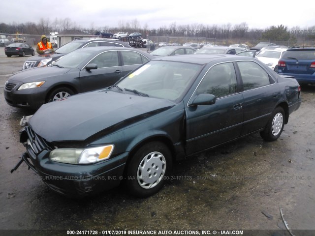 4T1BG22K8VU021821 - 1997 TOYOTA CAMRY CE/LE/XLE 绿色 照片 2