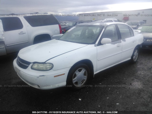 1G1NE52J9Y6319053 - 2000 CHEVROLET MALIBU LS Ağ foto 2