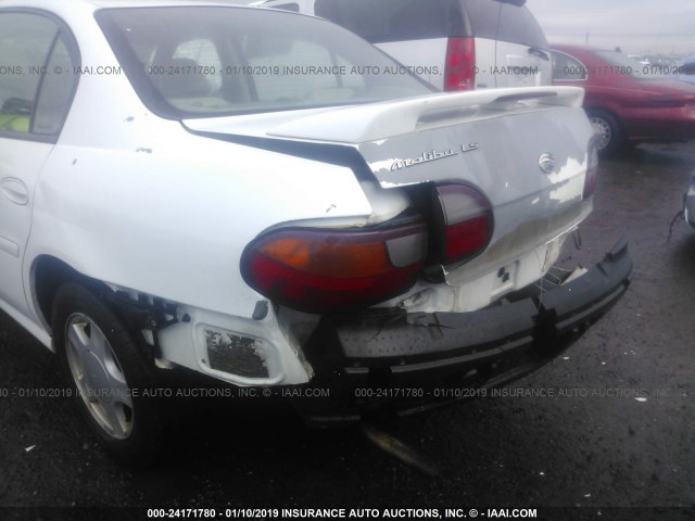 1G1NE52J9Y6319053 - 2000 CHEVROLET MALIBU LS Ağ foto 6